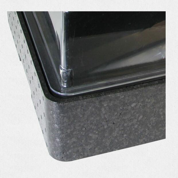 Gewächshaus beheizt mit Temperaturregler