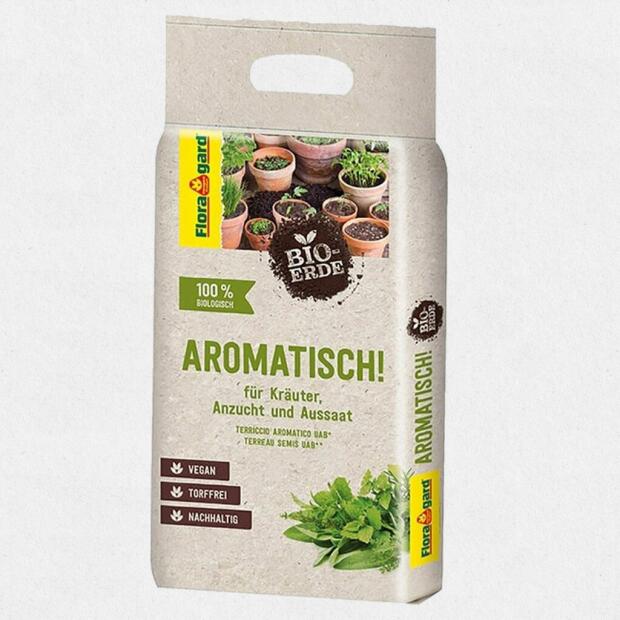 Floragard Bio-Erde Aromatisch 3 Liter