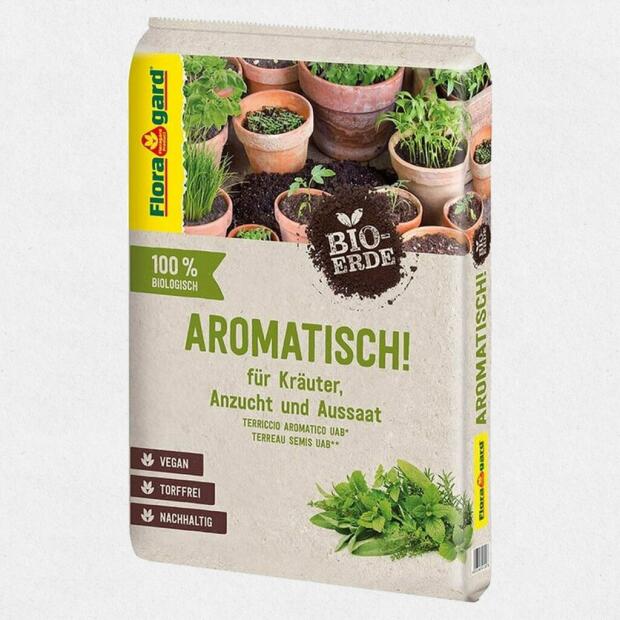 Floragard Bio-Erde Aromatisch 10 Liter