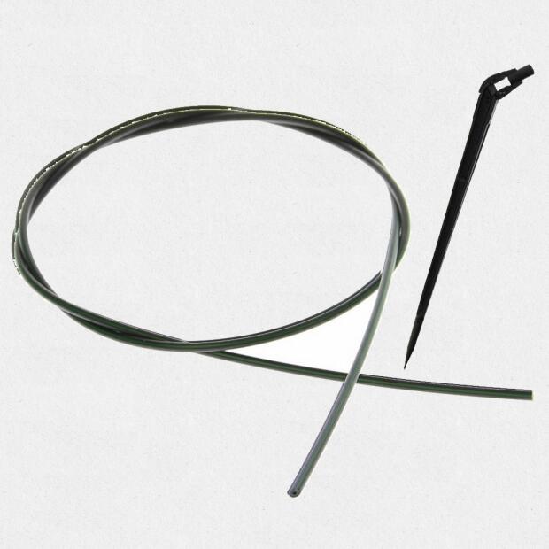 Kapillarschlauch 1m PE inkl. 45° Tropfer