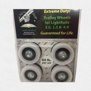 Lightrail Trolley Wheels 4 Stück