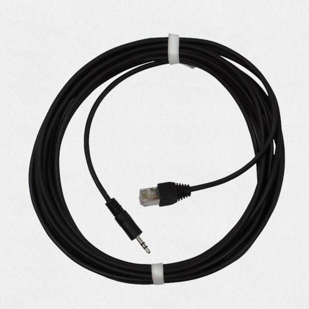 GrowControl RJ45 Kabel auf Klinke 3,5mm Schwarz 5m