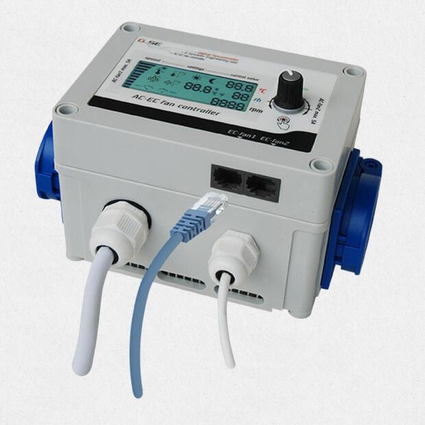 AC EC LCD Controller 2Fan 2x5A