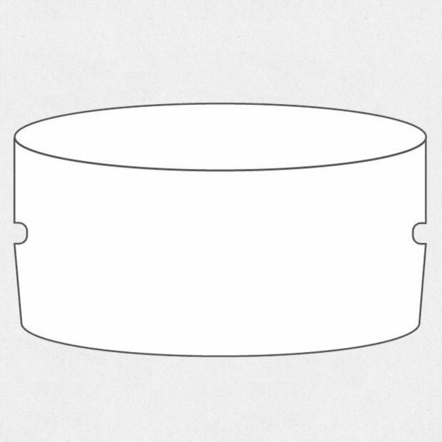 Außenverbinder / Verbindungsstück Wickelfalz Muffe 100mm