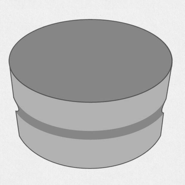 Außenverbinder / Verbindungsstück Wickelfalz Muffe 160mm