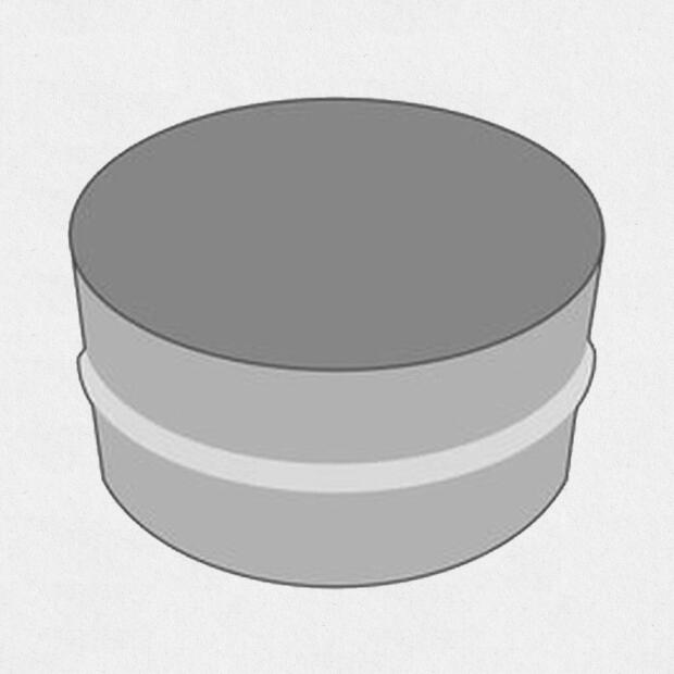 Rundrohr Innenverbinder / Verbindungsstück 400mm