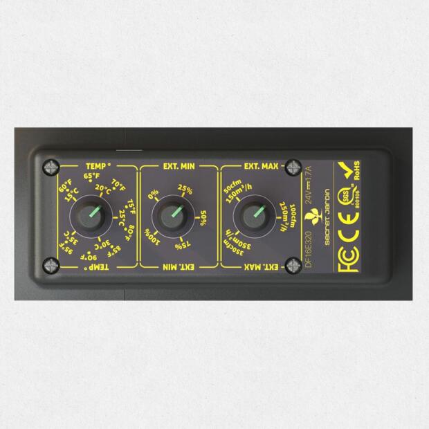 Secret Jardin DF16 Extractor EC Fan 150/250/350m3/h