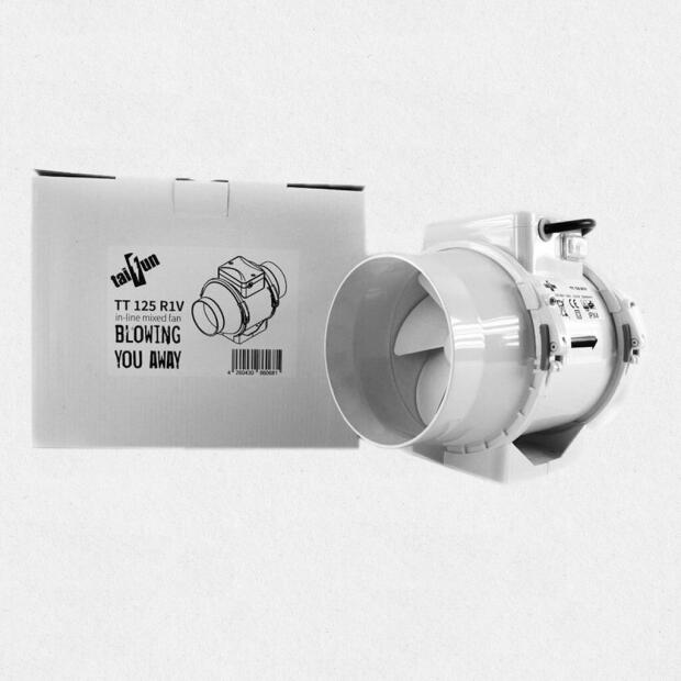 2 Speed Inline Ventilator 220/280m³/h 125mm Flansch