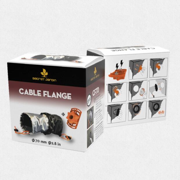 Secret Jardin Cable Flange Ø70 mm Double Socks