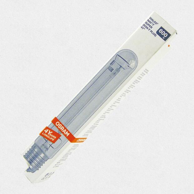 Beleuchtungsset 600W Osram NAV-T Super - Hammerschlagreflektor