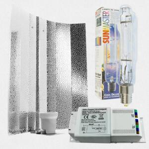 Beleuchtungsset 600W MH Sunmaster - Miro 9 Reflektor