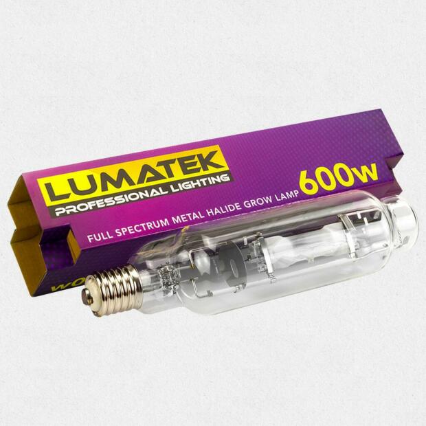 Beleuchtungsset 600W MH Lumatek - Cooltube Reflektor