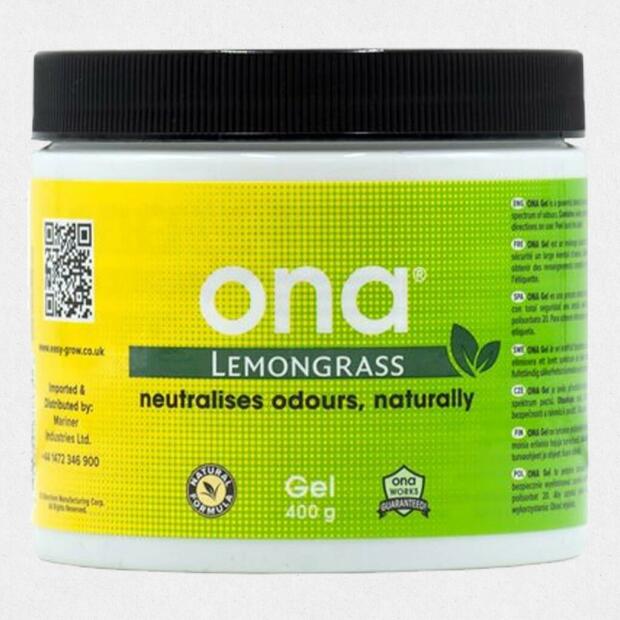 ONA Gel 428g Glas Lemon Grass