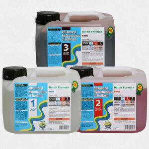 Advanced Hydroponics Set Grow, Bloom, Micro 3x 5 Liter
