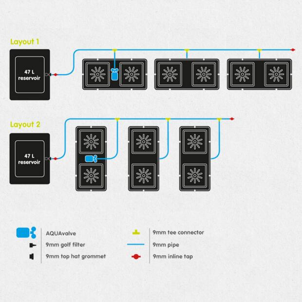 AUTOPOT Easy2grow 6POT System 9mm