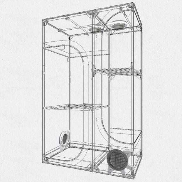 Secret Jardin Pflanzenstütznetz 90x90cm WebIT90