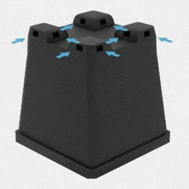 Pflanzentopf HQ 37x37x37cm 30L