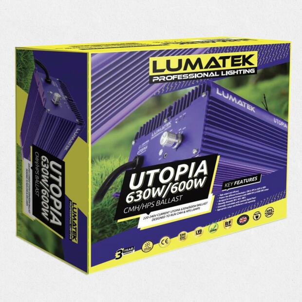Lumatek Utopia 630W/600W CMH/HPS Vorschaltgerät