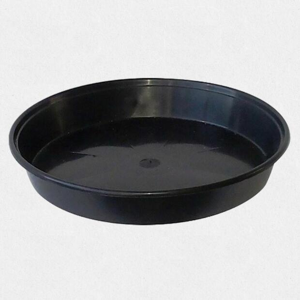 Blumentopfuntersetzer rund Schwarz Ø 18cm