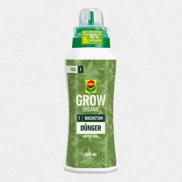 COMPO GROW ORGANIC Wachstum Dünger 1L
