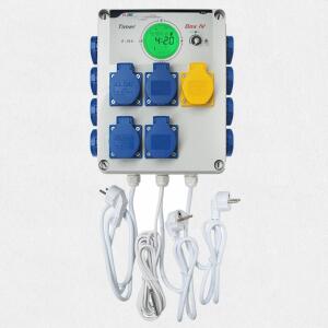 GSE Zeitschaltbox IV 12 Steckdosen + Heizung