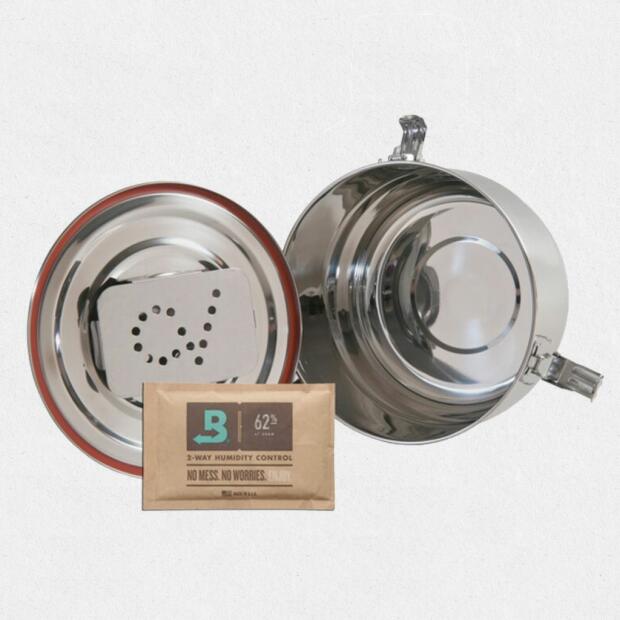 CVault, luftdichter Aufbewahrungsbehälter aus Edelstahl