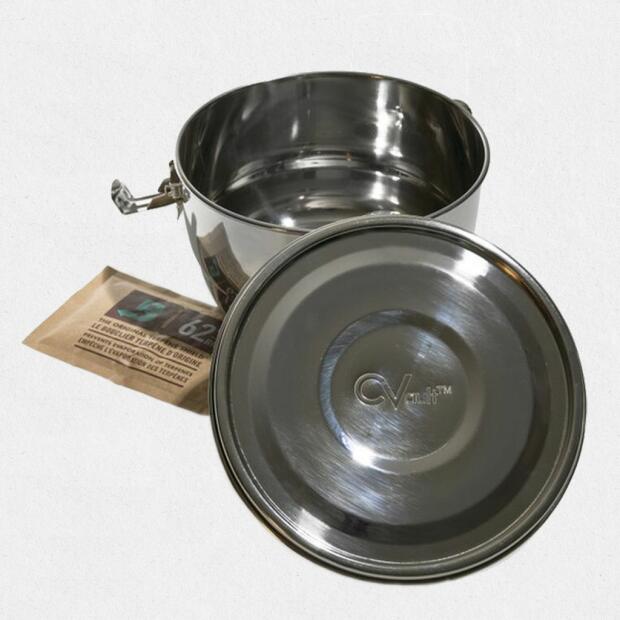 CVault, luftdichter Aufbewahrungsbehälter aus Edelstahl