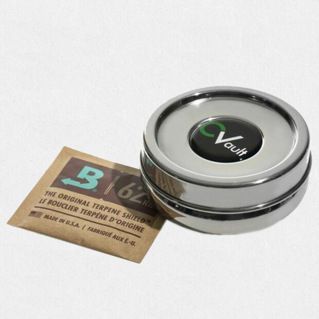 CVault, luftdichter Aufbewahrungsbehälter aus Edelstahl Twist X-Small