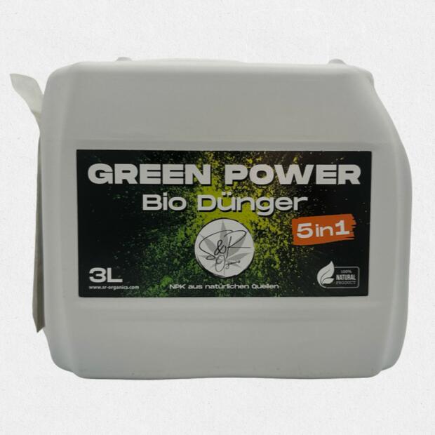 S&R Organics Green Power 5in1 Bio Dünger 3 Liter