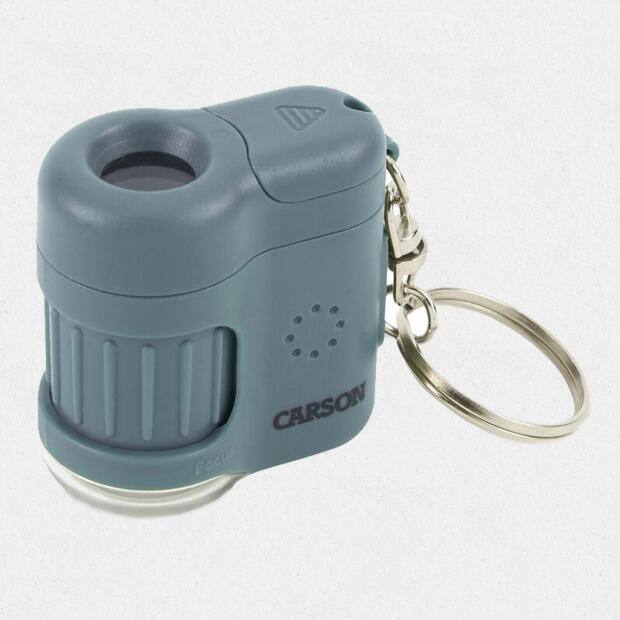 Carson MicroMini 20x LED Taschenmikroskop Blau