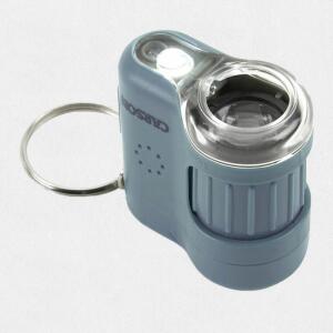Carson MicroMini 20x LED Taschenmikroskop Blau