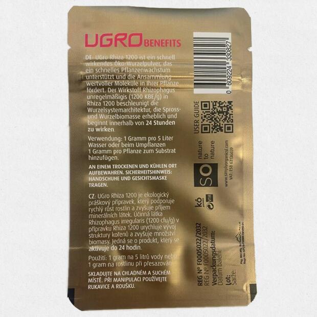 Ugro Rhiza 1200 organisches Bewurzelungspulver 4g - 500g