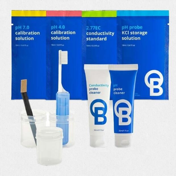 Bluelab EC und pH Reinigungs- und Kalibrierset