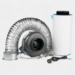 Lüftungsset 250 inkl. PK Rohrventilator 125AL...