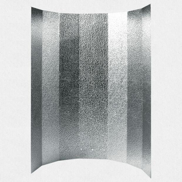 Reflektorkappe  Hammerschlag 50 x 50 cm