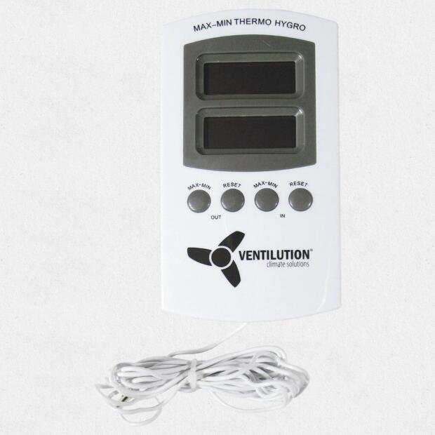Digitales Hygrometer-Thermometer 2 Messpunkte