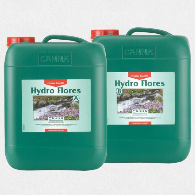 CANNA Hydro Flores A+B (Hart) 10 Liter
