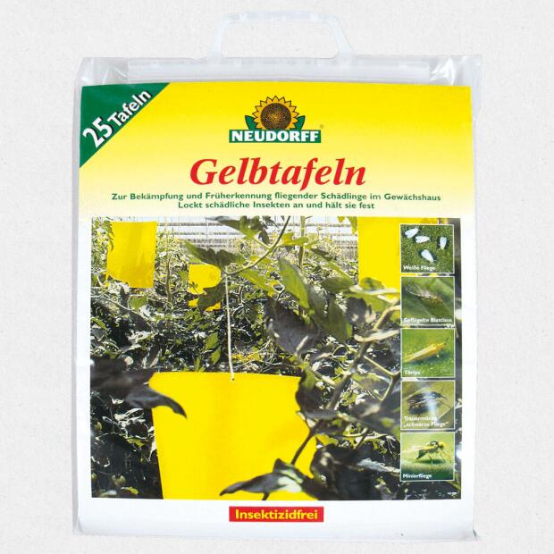 Gelbtafeln, 12x5 cm, 10 Stück