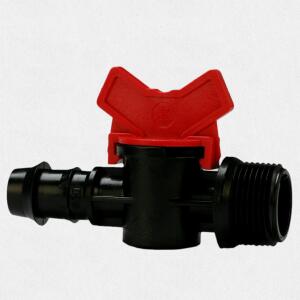 Absperrhahn für 16 mm 3/4 Zoll AG