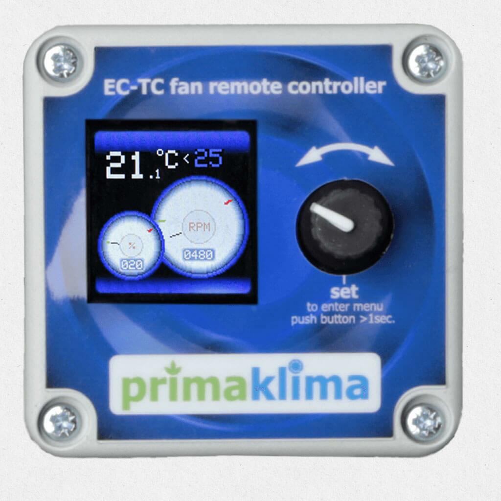 Prima Klima ECTC-1M-D digitaler Controller für Temperatur und Drehzahl Steuerung 